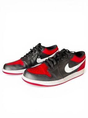Nike Air Jordan 1 Low Alternative “Bred” Black Red White Men’s 13